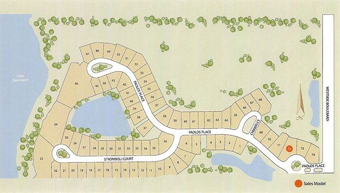 Calabria at Westside, Kissimmee Site Plan