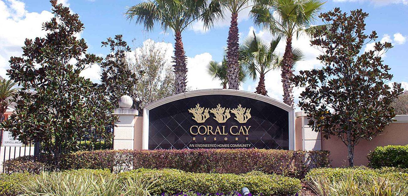 Coral Cay Resort Entrance