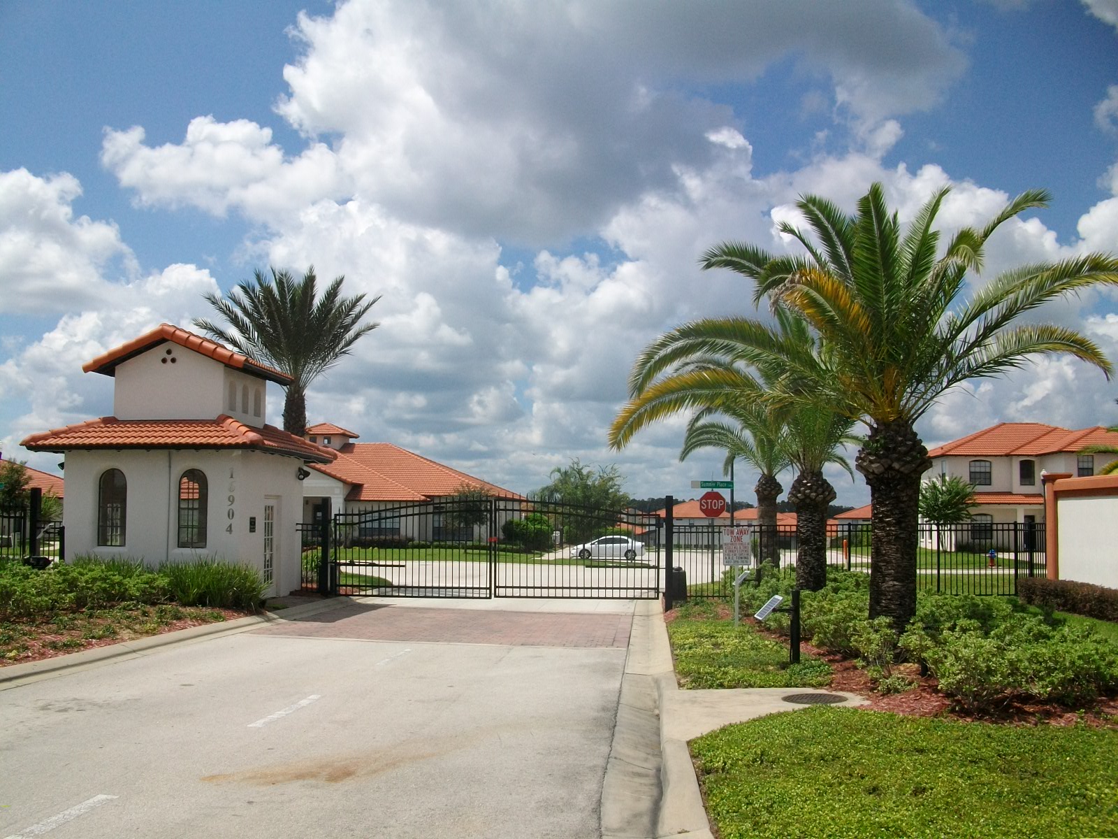 High Grove Community Gated Entrance