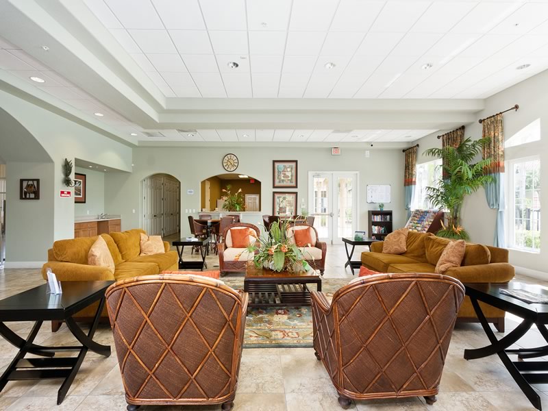 Oakwater Resort Clubhouse Lounge