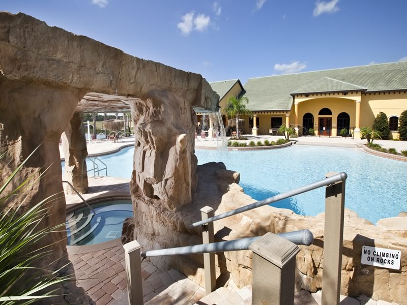 Paradise Palms Resort Pool Area